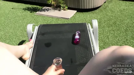 Blonde BBW Masturbates With Dildo In Jacuzzi & Sunbathes On Rooftop Terrace - Video Porno Gratuite HD | Charmeuse X
